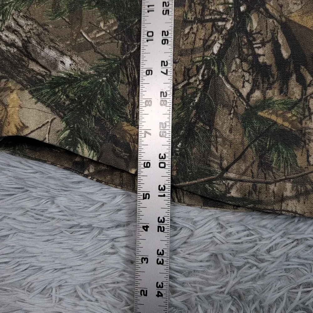 VTG Carhartt Jacket Mens XXL Camo Canvas Woodlands Hunting Barn Chore Realtree